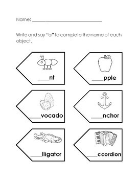 beginning short aa sound worksheets by aileen chu tpt