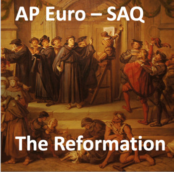 Preview of AP Euro Short-Answer Question - Reformation