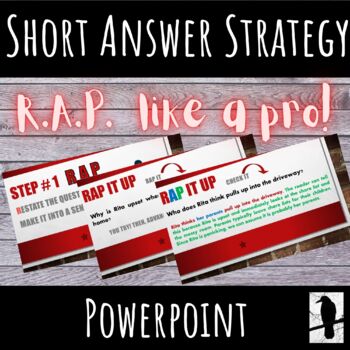 Preview of Short Answer Strategy R.A.P. Powerpoint