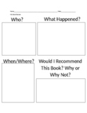 Short Book Review/Graphic Organizer- Great for ALL STUDENT