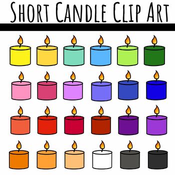 weekly advent candles clip art
