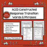 Short Constructed Response ACED Acronym Guided Notes Resou