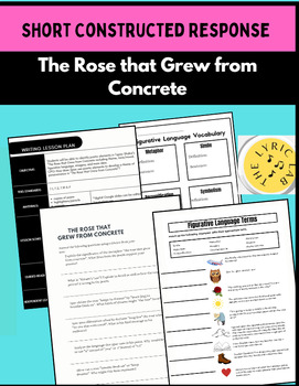 Preview of The Rose that Grew from Concrete (FULL LESSON PLAN/SLIDES/ESSAY PROMPT/PROJECT!)