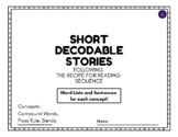 Short Decodable Stories- Blends + MORE!