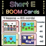 Short E CVC Boom Cards Bundle for Word Family Practice | R
