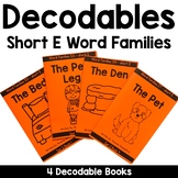 Short E Decodable Books | Word Families