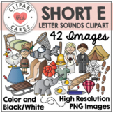 Short E Letter Sounds Clipart by Clipart That Cares