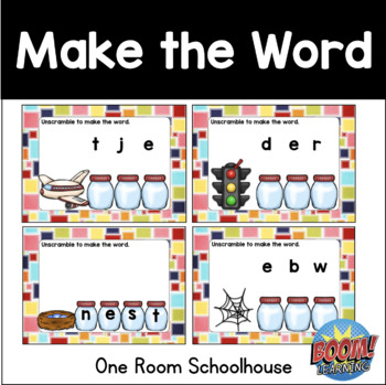 Short E: Make the Word Boom Cards (Distance Learning) by One Room ...