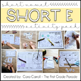 Short Vowel CVC Word Family Activities (Short Vowel E)