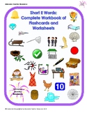 Short E Words: Complete Workbook for Worksheets and Flashcards