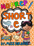 Short E Worksheets and Activities {NO PREP!} Short Vowel W