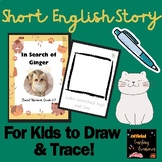 Short English Story 3: Draw images & Trace the Story | Bas
