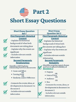 us history regents short essay examples