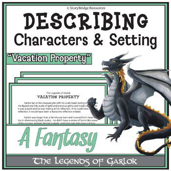 Preview of Describing Characters and Setting-Short Fantasy Story for Reading Comprehension