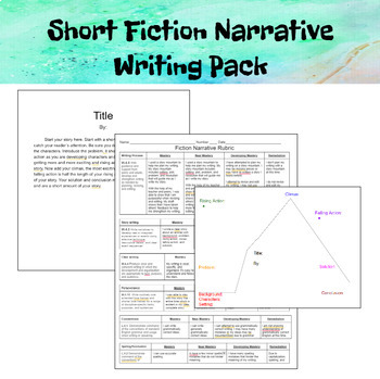 Preview of Short Fiction Narrative Pack
