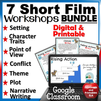 Preview of Short Film Workshops Literary Elements THEME SETTING CHARACTER CONFLICT 