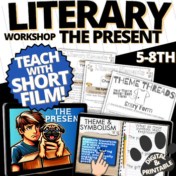 Preview of PIXAR -like Shorts Literary Analysis Devices Elements Plot Theme SEL Activities