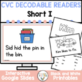 Short I CVC Decodable + Sight Word Books | Emergent Readers