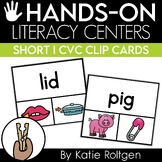 Short I CVC Word Clip Cards - Literacy Centers for Kindergarten