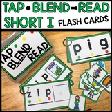 Short I Literacy Centers Tap, Blend, Read Flashcards | Sho
