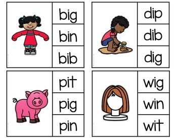 Short I Phonics Activities by Lucky to Be in First by Molly Lynch