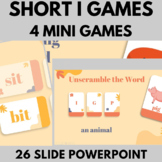Short I Phonics | ELA Review | 4 Mini Games for Kindergart