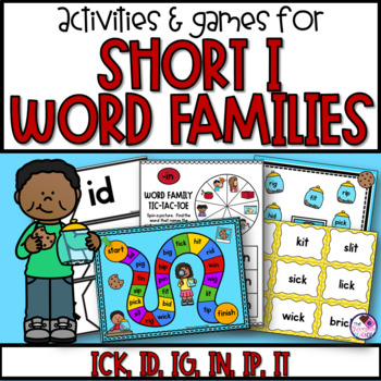 Preview of Word Families | Short I | Word Family Sort | Phonics Games | Digital