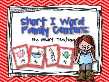 Preview of Short Vowel "I" Word Family Centers {Common Core Aligned}