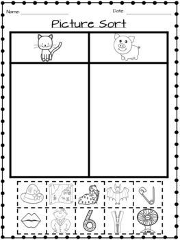 Short "I" Worksheets - Fun with Phonics! by Eli Burger | TpT