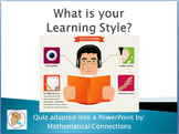 Short, Simple Learning Styles Quiz (PowerPoint Show)