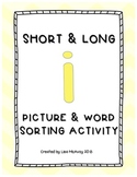 Short & Long I Picture & Word Sort