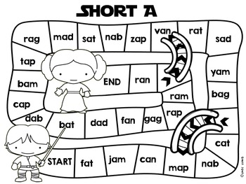 sight word short long vowel game boards by tiny toes tpt