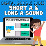 Short & Long Vowel Sounds a e i o u: Digital Google Slides
