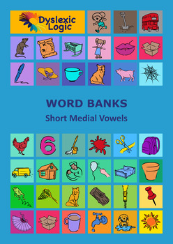 Preview of Short Medial Vowel Word Banks - Phonological Awareness Development