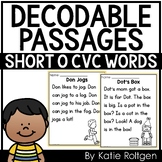 Short O CVC Decodable Passages for Kindergarten - Science 