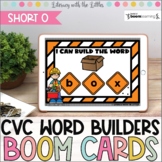 Short O CVC Word Builders Boom Cards | Distance Learning