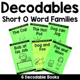 Short O Decodable Books | Word Families