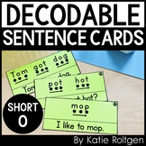 Short O Decodable Sentence Cards