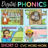 Short O Digital Phonics Activities CVC | Google Slides, Po