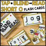 Short O Literacy Centers Tap, Blend, Read Flashcards | Sho