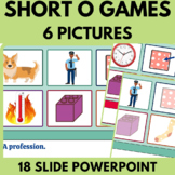 Short O Review Games | 6 Pictures Phonics Practice | Kinde