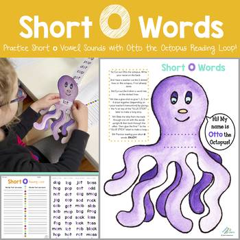 Preview of Short O Vowel Sound (Otto the Octopus Reading Loop)