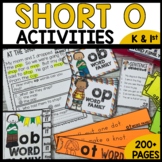 Short O Word Families | Short o Worksheets and Activities