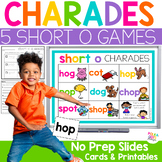 Short O Word Families Charades | Phonics Games & Short O W