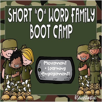 Preview of Short "O" Word Family Boot Camp