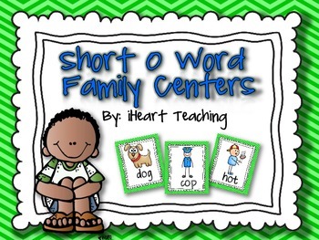 Preview of Short Vowel "O" Word Family Centers {Common Core Aligned}