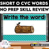 Short O Word Work Interactive PowerPoint
