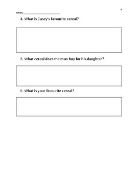 Short Paragraph Reading And Answering Questions By RENATA