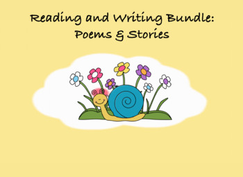 Preview of Reading and Writing Resources Bundle: Poems & Stories