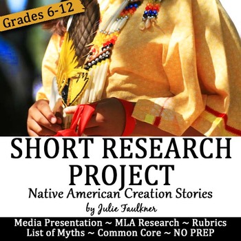 Preview of Short Research Project: Native American Creation Stories